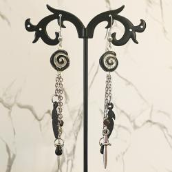 Phantom Queen: The Morrigan Earrings