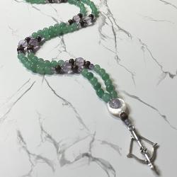 Aventurine and Amethyst Artemis Prayer Beads