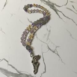 Ametrine and Labradorite Hermes Pocket Prayer Beads