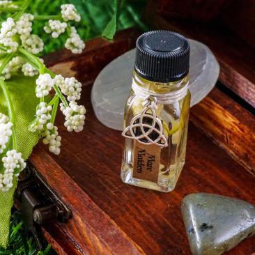 MARE MAIDEN Ritual Oil for Rhiannon, Celtic Goddess of The Moon, Horses, and Fairies