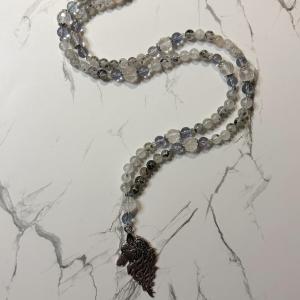 Phantom Quartz and Clear Quartz The Cailleach Prayer Beads
